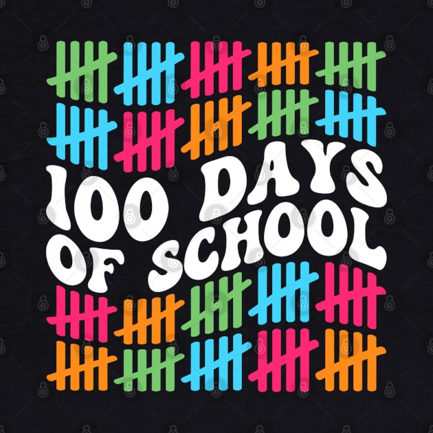 Retro 100 Days Of School Teachers 2023 Boys Girls by luxembourgertreatable